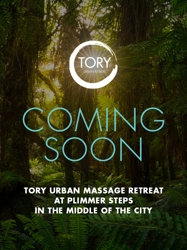 Massage retreat at Plimmer Steps | COMING SOON @ Tory Urban Retreat, Wellington